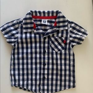 Carters 9M button up shirt